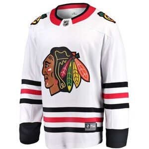 Fanatics White and Red NHL Jersey